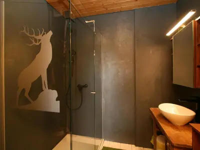 Ein Badezimmer in der Unterkunft Apartment Chalet Astholz by Interhome