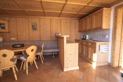 Küche/Küchenzeile in der Unterkunft Chalet Obenland Panorama Aussicht Kitzbühler Alpen