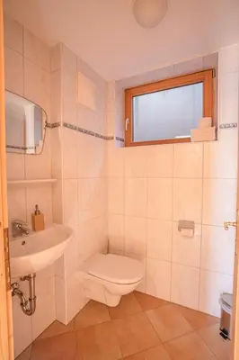 Ein Badezimmer in der Unterkunft Chalet Obenland Panorama Aussicht Kitzbühler Alpen