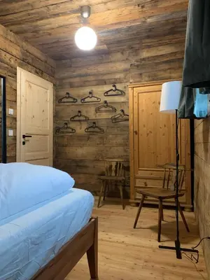 Ein Sitzbereich in der Unterkunft Ferienwohnung Kiem