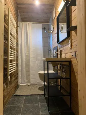 Ein Badezimmer in der Unterkunft Ferienwohnung Kiem