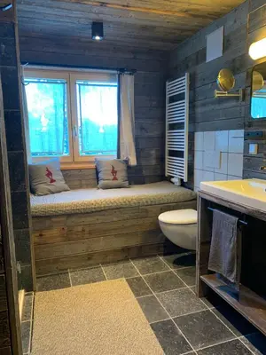 Ein Badezimmer in der Unterkunft Ferienwohnung Kiem