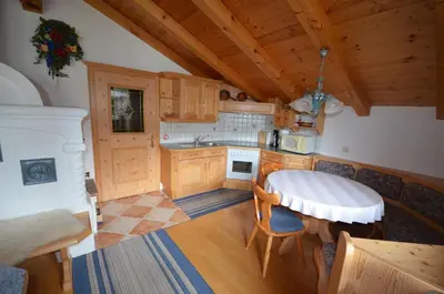 Küche/Küchenzeile in der Unterkunft Gästehaus Friedl