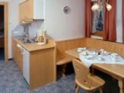 Küche/Küchenzeile in der Unterkunft Landhaus Sabine