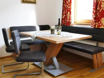 Ein Sitzbereich in der Unterkunft Landhaus Sabine