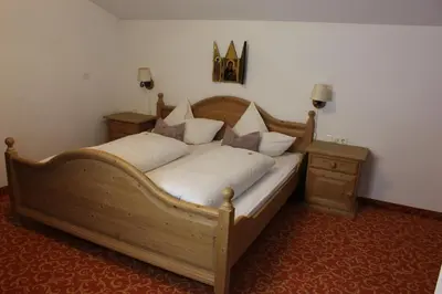 Ein Bett oder Betten in einem Zimmer der Unterkunft Landhaus Sabine