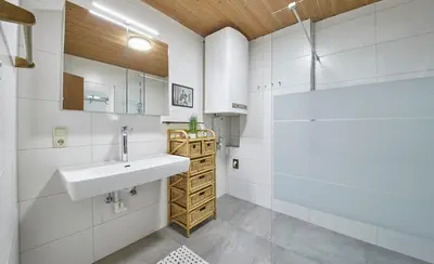 Ein Badezimmer in der Unterkunft Appartement Mountain & Fun