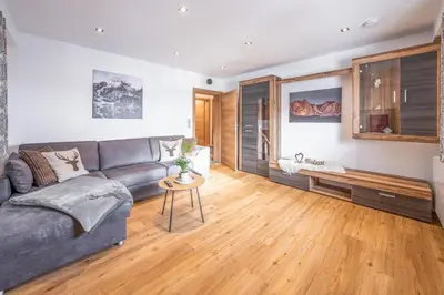 Ein Sitzbereich in der Unterkunft Koasa Appartement