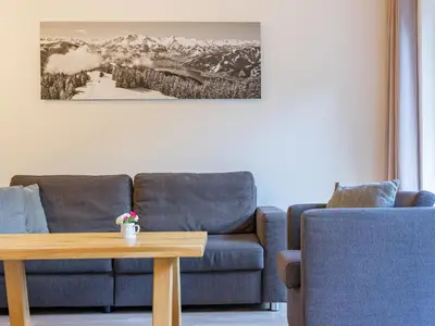 Ein Sitzbereich in der Unterkunft Apartment Eder 302