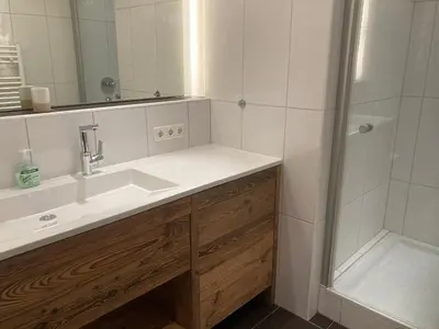 Ein Badezimmer in der Unterkunft Lodge14