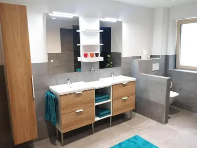 Ein Badezimmer in der Unterkunft Apart MountainView