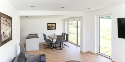 Ein Sitzbereich in der Unterkunft AUSZEIT Apartments