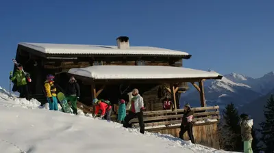 Hütte - Ferienhaus Bischoferhütte für 2-10 Personen im Winter