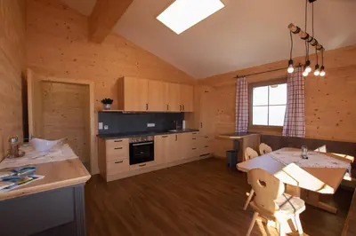 Küche/Küchenzeile in der Unterkunft Markbachjochhütte Wildschönau WILD700