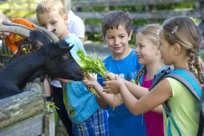 Kinder, die in der Unterkunft Ferienwohnung Prokosch übernachten