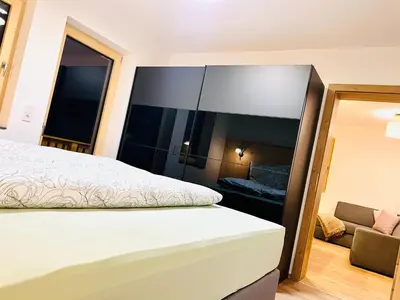 Ein Bett oder Betten in einem Zimmer der Unterkunft AmStein