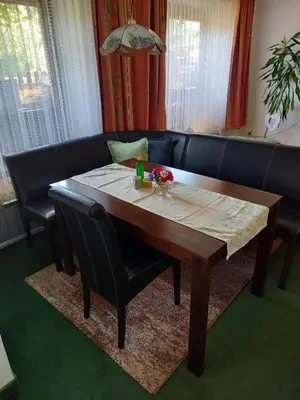 Ein Sitzbereich in der Unterkunft Haus Auebach
