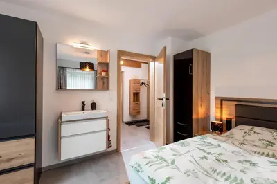 Ein Bett oder Betten in einem Zimmer der Unterkunft Haus Auebach