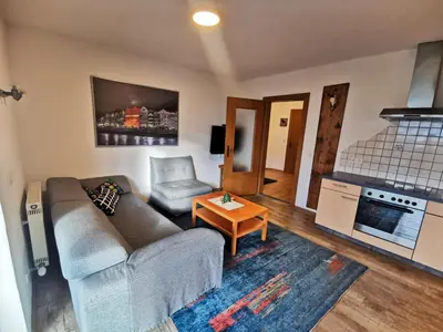 Küche/Küchenzeile in der Unterkunft Apartment Aigner