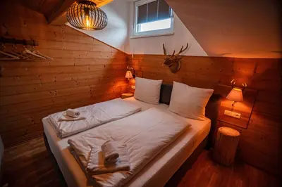 Ein Bett oder Betten in einem Zimmer der Unterkunft Appartment Haus Bergtraum