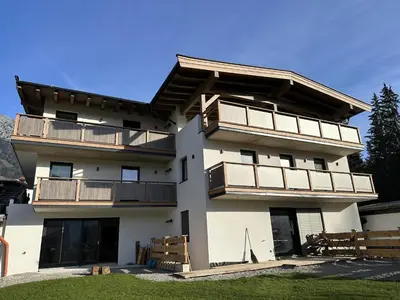 Das Gebäude in dem sich die Ferienwohnung befindet