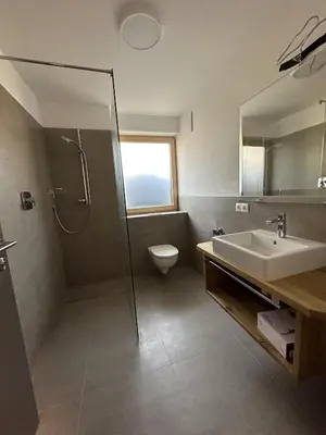 Ein Badezimmer in der Unterkunft Appart Anna