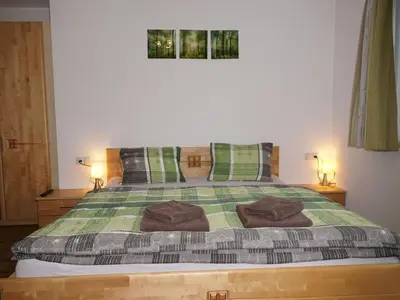Ein Bett oder Betten in einem Zimmer der Unterkunft Chalet in Kaltenbach near Ski Lift