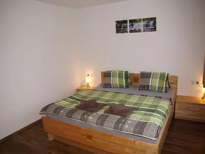 Ein Bett oder Betten in einem Zimmer der Unterkunft Chalet in Kaltenbach near Ski Lift