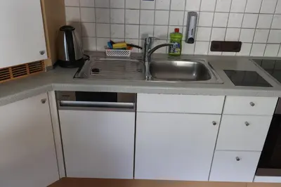Küche/Küchenzeile in der Unterkunft Apart ENO