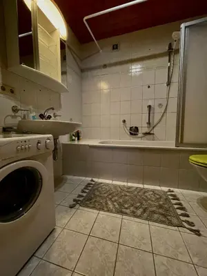 Ein Badezimmer in der Unterkunft Alpine cottage with exceptional view