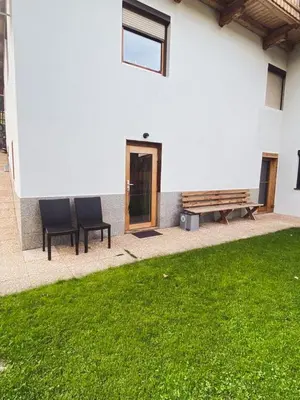 Ein Garten an der Unterkunft Ferienwohnung Steinberger