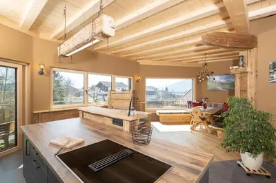 TV/Unterhaltungsangebot in der Unterkunft Bio-Chalet Haus Wagner