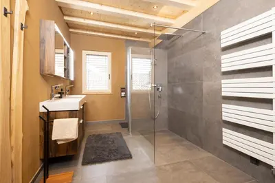 Ein Badezimmer in der Unterkunft Bio-Chalet Haus Wagner