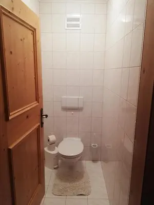 Ein Badezimmer in der Unterkunft Schiederhof