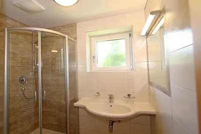 Ein Badezimmer in der Unterkunft Ferienwohnung Königsleiten 2 - Top 3