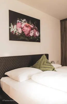 Ein Bett oder Betten in einem Zimmer der Unterkunft TheView Green