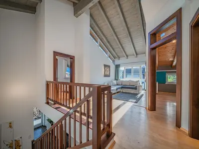 Ein Bett oder Betten in einem Zimmer der Unterkunft Haus Idylle am Berg