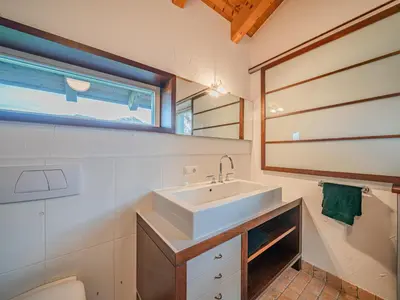 Ein Badezimmer in der Unterkunft Haus Idylle am Berg