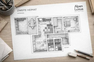 Grundriss der Unterkunft ZWEITE HEIMAT - by AlpenLuxus Collection