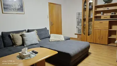 Ein Sitzbereich in der Unterkunft LTR-Apartment
