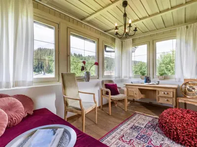 Ein Sitzbereich in der Unterkunft Vintage Loft