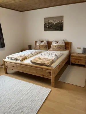 Ein Bett oder Betten in einem Zimmer der Unterkunft Ferienhaus Lanzinger