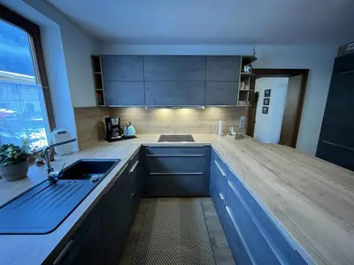 Küche/Küchenzeile in der Unterkunft Ferienhaus Lanzinger
