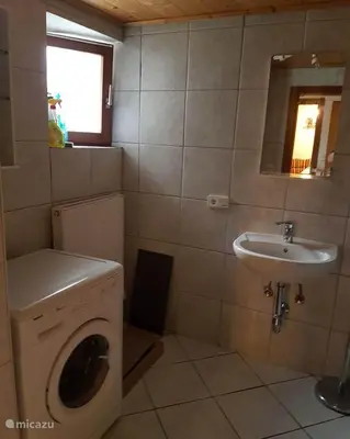 Ein Badezimmer in der Unterkunft Haus Leonie