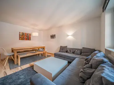 Ein Sitzbereich in der Unterkunft Apartment Gorilla