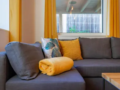 Ein Sitzbereich in der Unterkunft Ferienwohnung Emilia