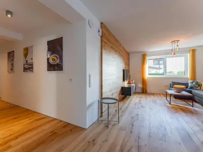 Ein Sitzbereich in der Unterkunft Ferienwohnung Emilia