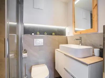 Ein Badezimmer in der Unterkunft Chalet in Sulzau near Wildkogel Ski Arena
