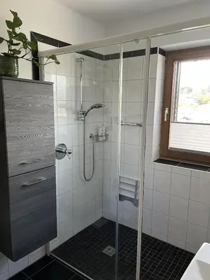 Ein Badezimmer in der Unterkunft Ferienwohnung Dahoam