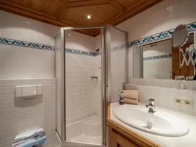 Ein Badezimmer in der Unterkunft Landhaus Ammer